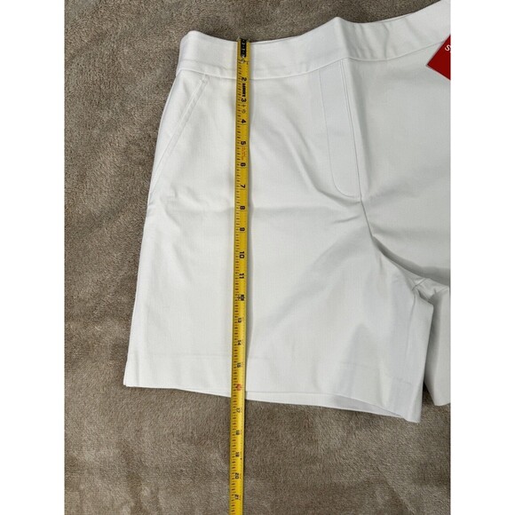 Spanx On the Go 6" Shorts White Silver Lining Technology Size L - Picture 14 of 16